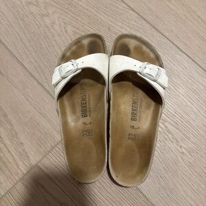 Birkenstock Women's White Slide Sandals